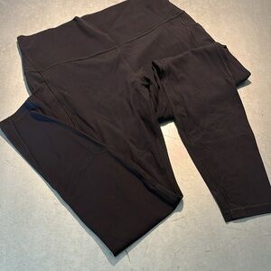 -Lululemon Align Highwaisted Leggings black 14
